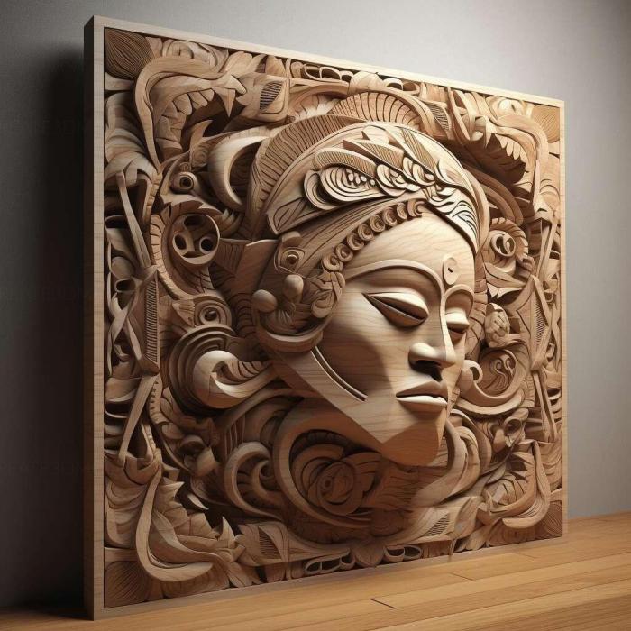 نموذج ثلاثي الأبعاد لآلة CNC 3D Art 